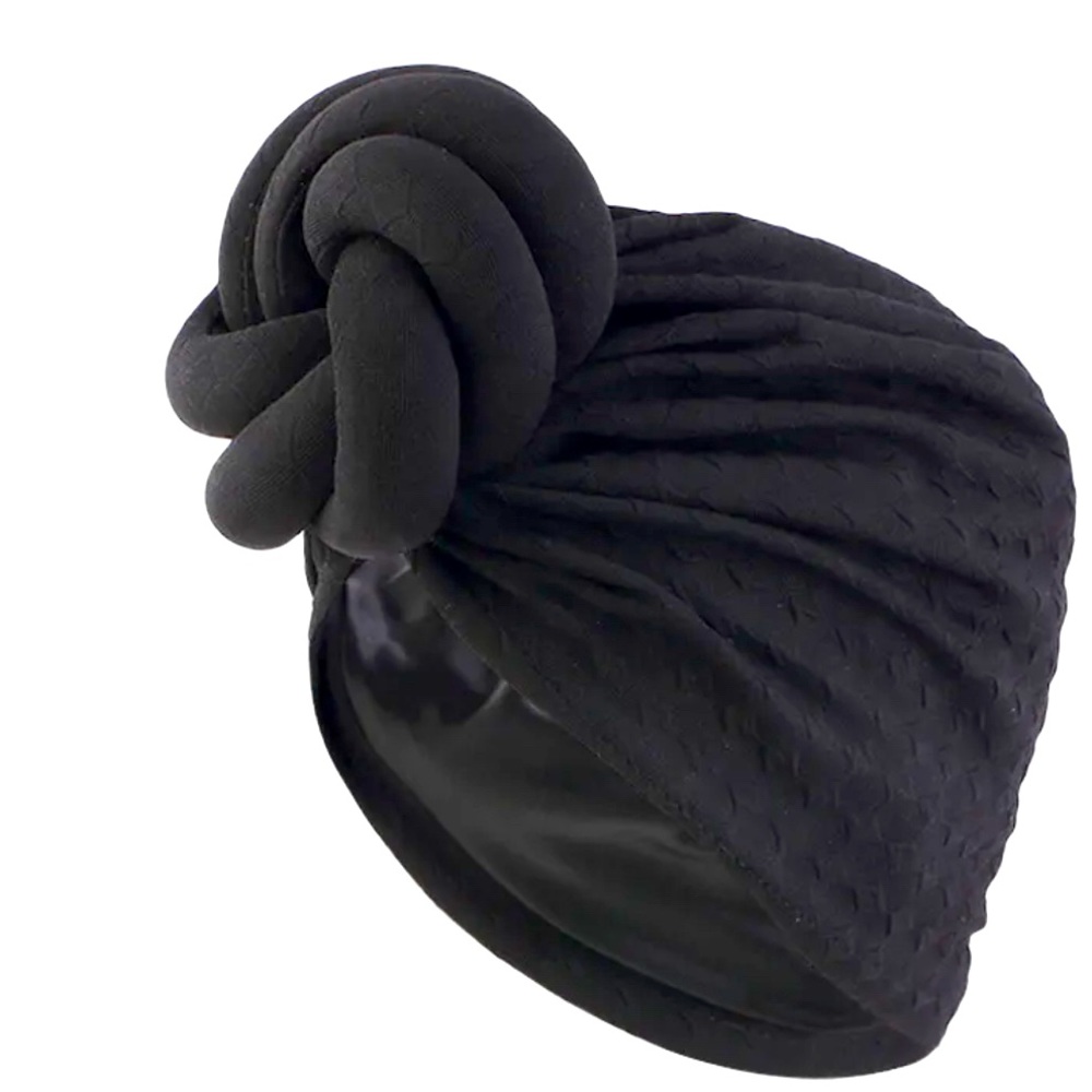 Knotted Turban satin lined